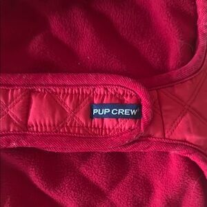 Pup Crew Vibrant Red Dog Harness